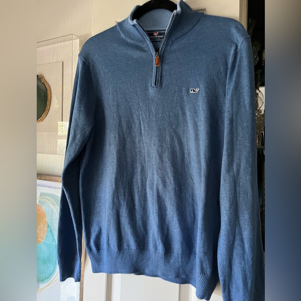 Vineyard Vines Men’s Small Quarter Zip Sweater Small